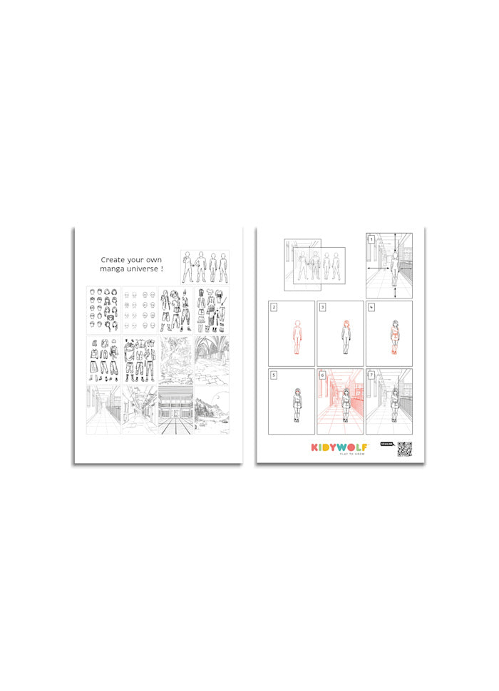 KIDYDRAW PRO - Sketchbook with LCD screen - MANGA