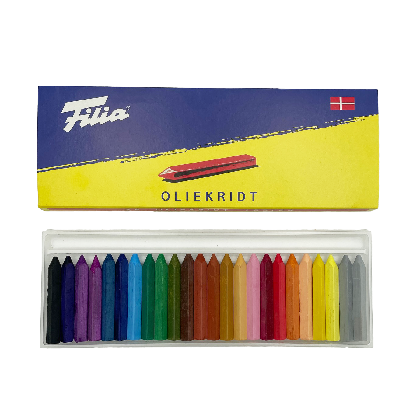 Filia olie kridt - 24 farver