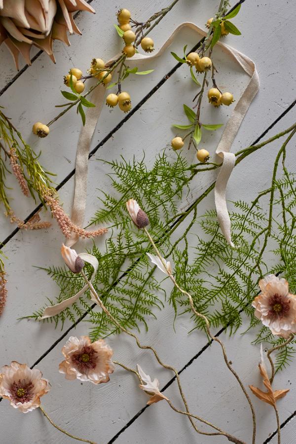 Fern Stilk, Grøn, Kunstig Blomst