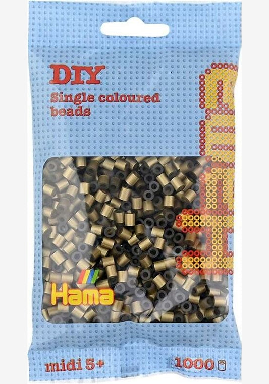 HAMA 63 Guld - midi perler 1000stk