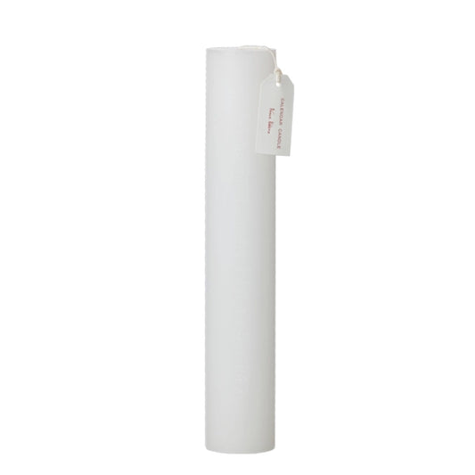 Kalenderlys, White D5 x H30 cm