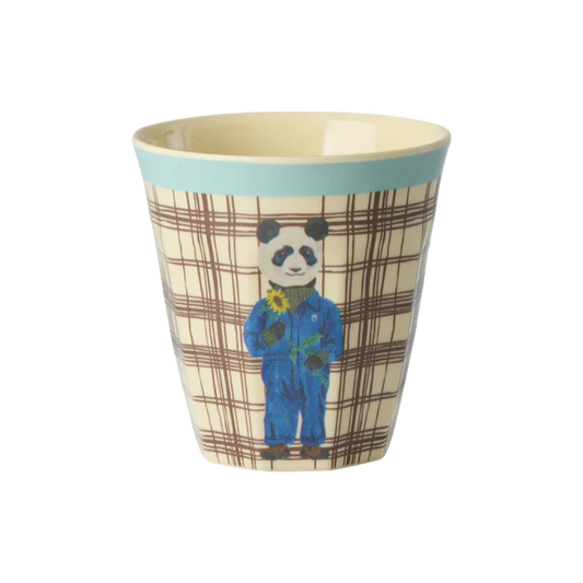 Rice Melamine Kids Cup with Natalie Lété Print - Lyseblå Panda  160ml