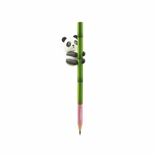 Blyant med viskelæder - Panda - I love bamboo