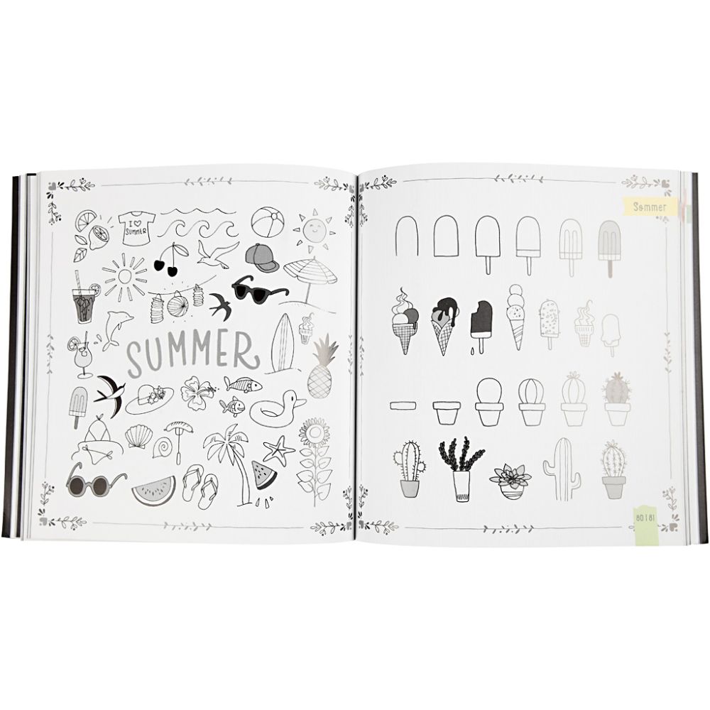 Inspirationsbog til Hand Lettering - dansk tekst