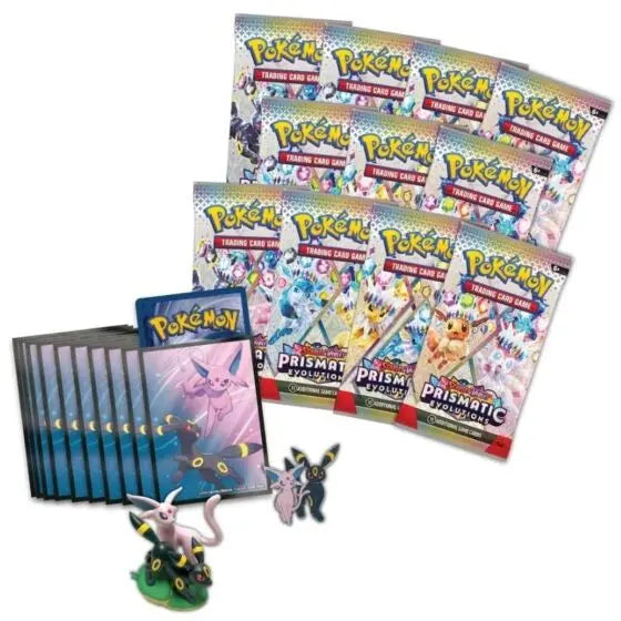 Pokemon TCG: Prismatic Evolutions Premium Figure Collection – Espeon & Umbreon