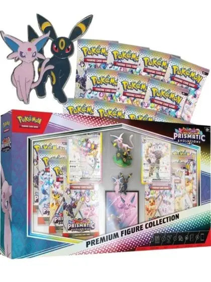 Pokemon TCG: Prismatic Evolutions Premium Figure Collection – Espeon & Umbreon