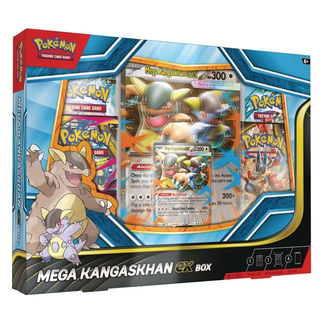 Pokemon ex Box: Mega Kangaskhan ex (2025) (4 Boosters)