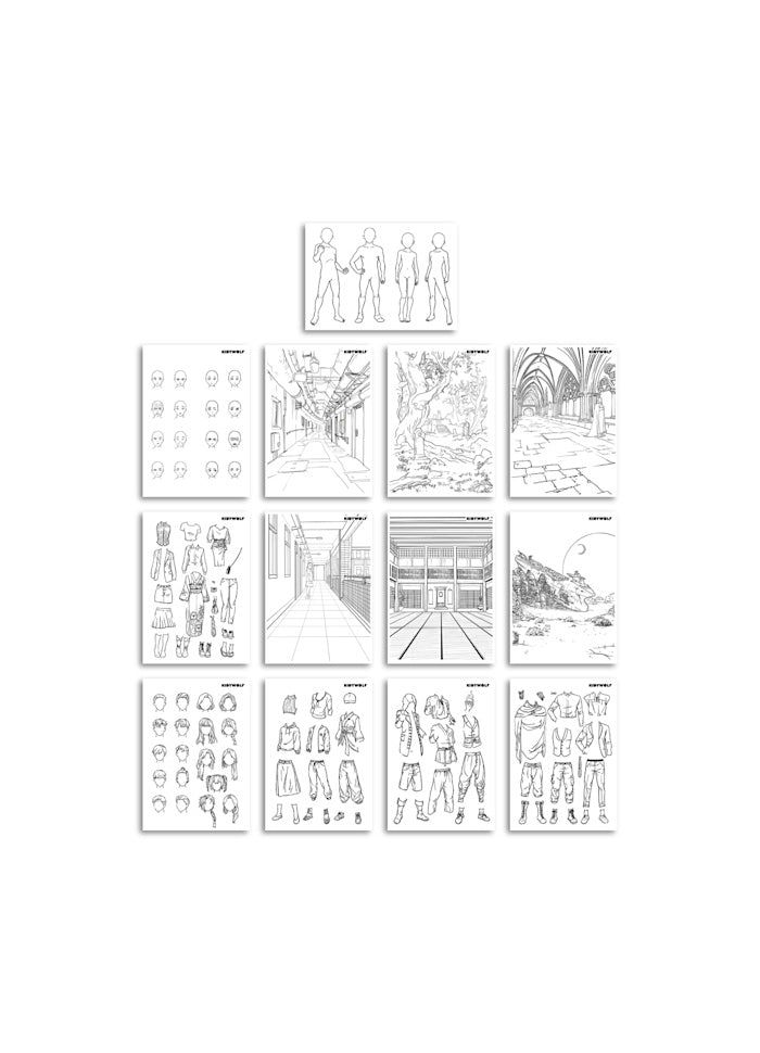 KIDYDRAW PRO - Sketchbook with LCD screen - MANGA