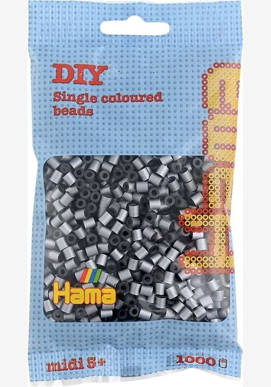HAMA 62 sølv - midi perler 1000stk
