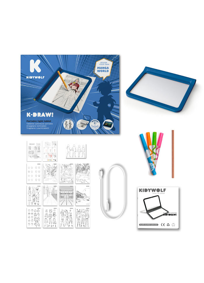 KIDYDRAW PRO - Sketchbook with LCD screen - MANGA